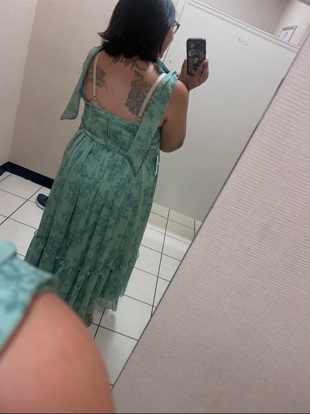 NWT Sage Green Fairycore Dress - Picture 5 of 6